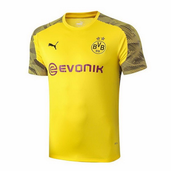 Camiseta de Entrenamiento Borussia Dortmund 2019 2020 Negro Amarillo